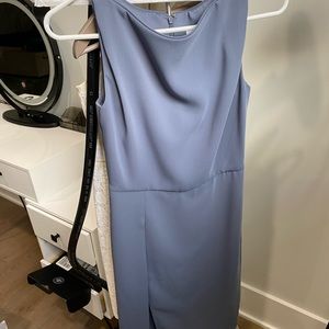 Reiss Midi Dress Cornflower Blue Size 2 - image 1